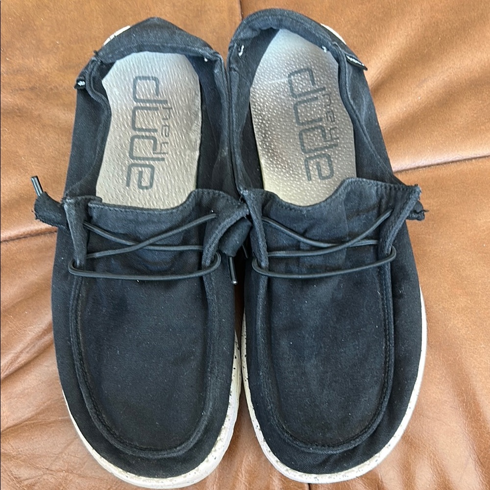 Hey Dude Black Casual Loafers